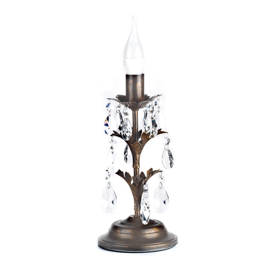 ONLI - Lámpara de mesa TERESA 1xE14/6W/230V bronce