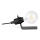 ONLI - Lámpara de mesa WIRE 1xE27/15W/230V 10 cm negro