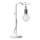 ONLI - Lámpara de mesa WIRE 1xE27/15W/230V 50 cm gris/blanco