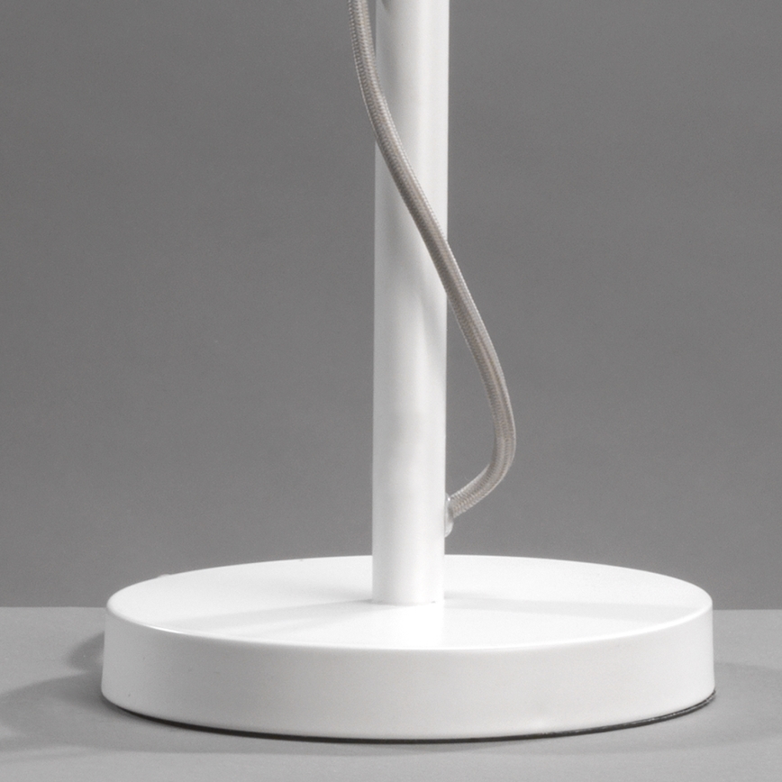 ONLI - Lámpara de mesa WIRE 1xE27/15W/230V 50 cm gris/blanco