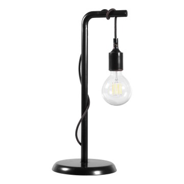 ONLI - Lámpara de mesa WIRE 1xE27/15W/230V 50 cm negro