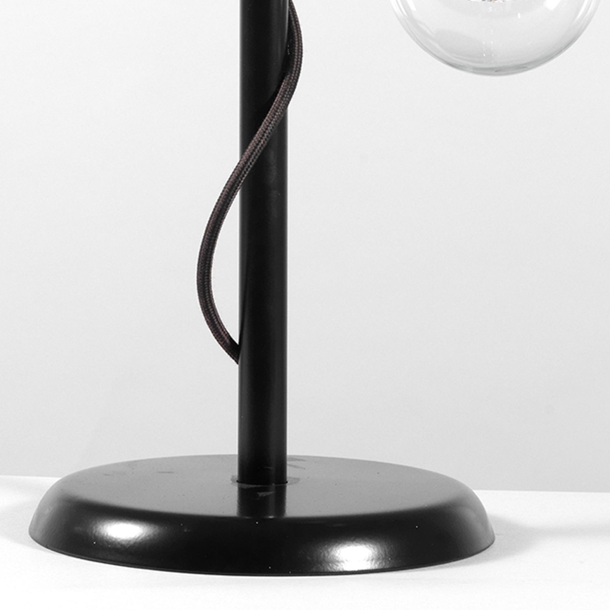 ONLI - Lámpara de mesa WIRE 1xE27/15W/230V 50 cm negro
