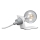 ONLI - Lámpara de mesa WIRE 1xE27/15W/230V 9 cm gris/blanco