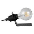ONLI - Lámpara de mesa WIRE 1xE27/15W/230V 9 cm negro