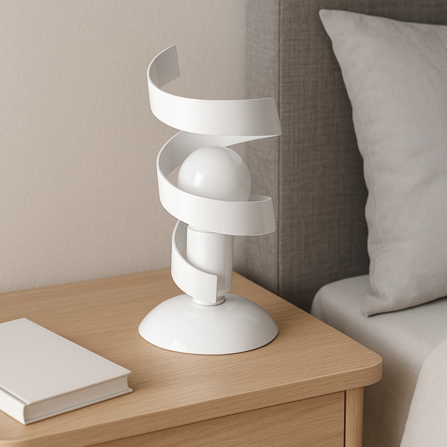 ONLI - Lámpara de mesa ZOE 1xE14/6W/230V 22 cm blanco