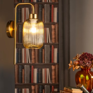 ONLI - Lámpara de pared DOROTY 1xE27/15W/230V latón