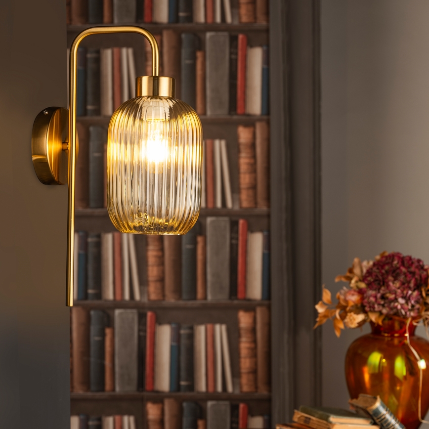 ONLI - Lámpara de pared DOROTY 1xE27/15W/230V latón