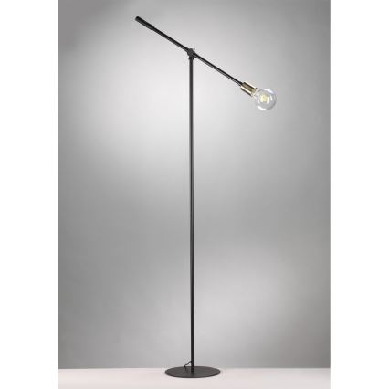 ONLI - Lámpara de pie ASTE 1xE27/15W/230V negro/dorado