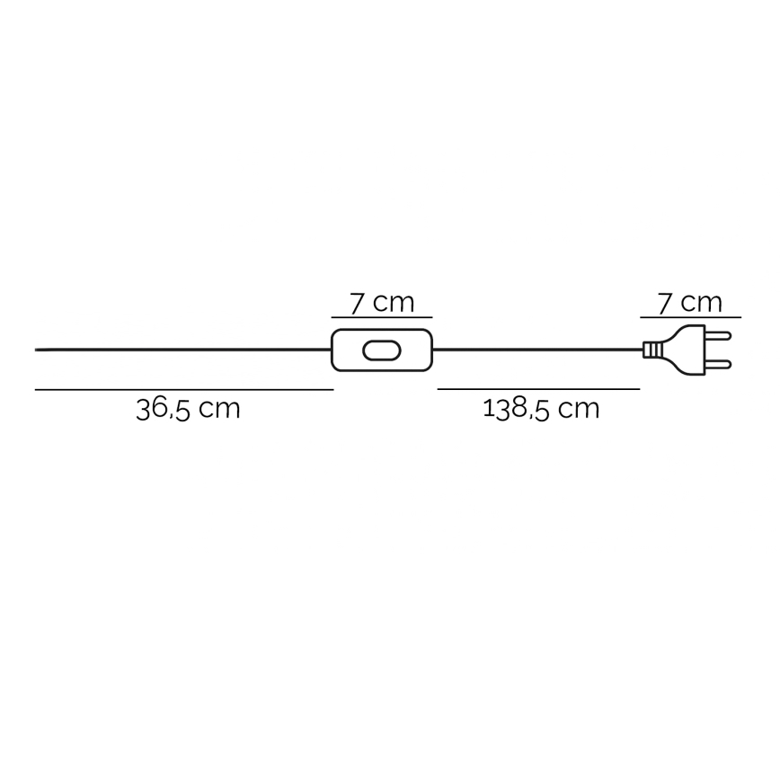 ONLI - Lámpara de pie CROSS 1xE27/22W/230V