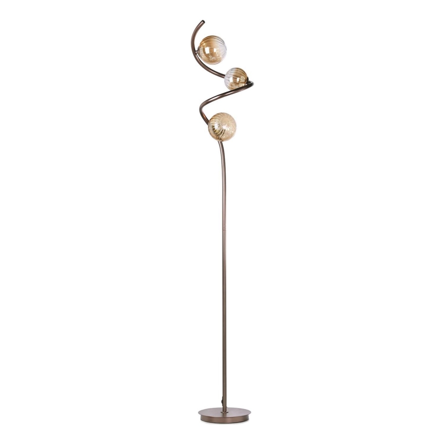 ONLI - Lámpara de pie FRIDA 3xG9/10W/230V cobre