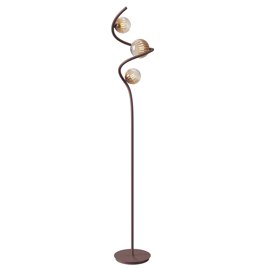 ONLI - Lámpara de pie FRIDA 3xG9/10W/230V cobre