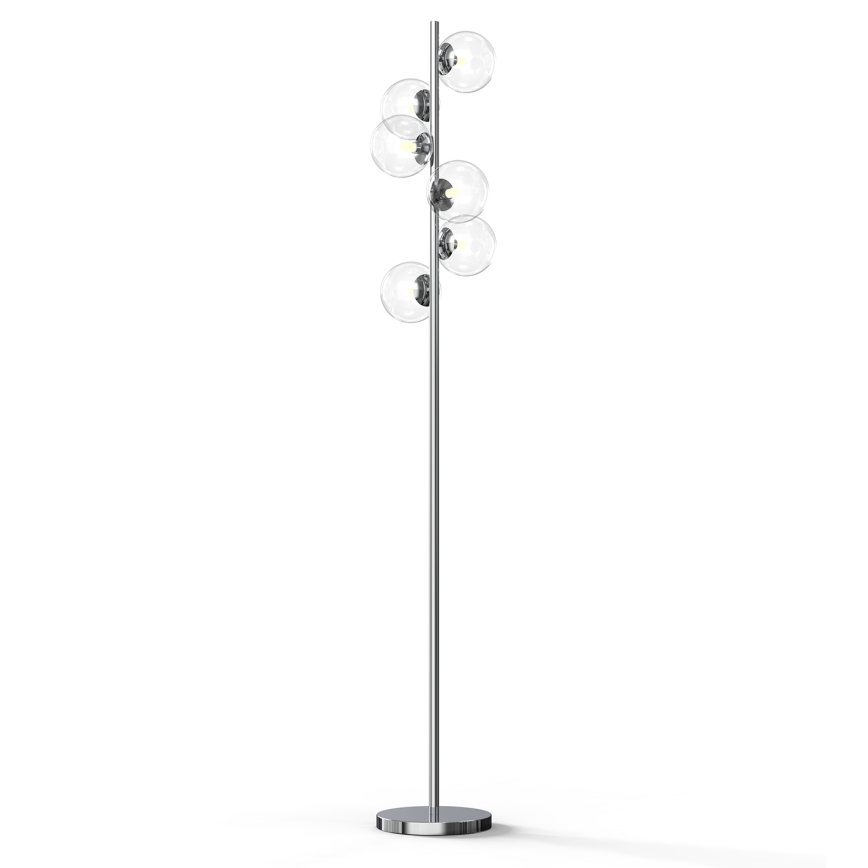 ONLI - Lámpara de pie KIMBERLY 6xG9/6W/230V cromo brillante