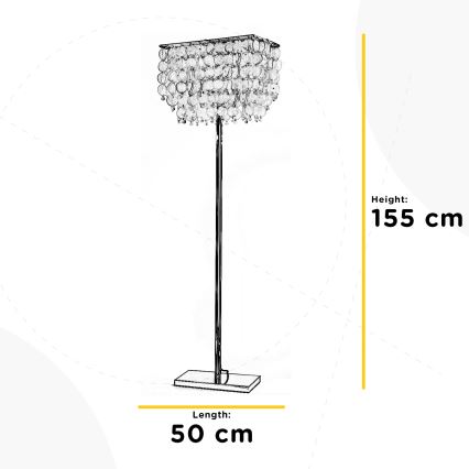 ONLI - Lámpara de pie MAKANI 4xE14/6W/230V