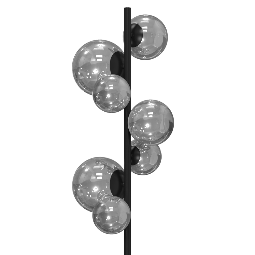 ONLI - Lámpara de pie PALOMA 7xG9/10W/230V negro/ahumado