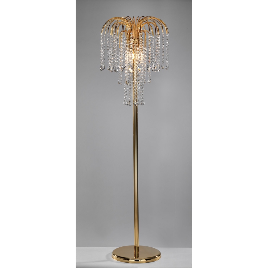 ONLI - Lámpara de pie PIOGGIA 3xE14/6W/230V dorado