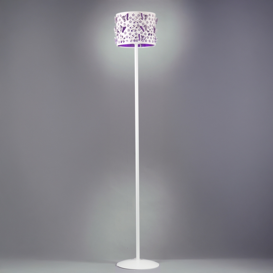 ONLI - Lámpara de pie TITILLA 1xE27/22W/230V morado/blanco
