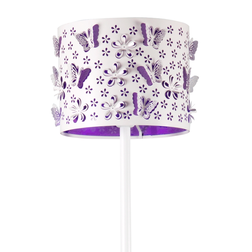 ONLI - Lámpara de pie TITILLA 1xE27/22W/230V morado/blanco