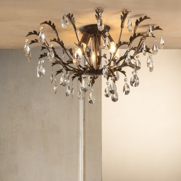 ONLI - Lámpara de techo TERESA 3xE14/6W/230V en bronce