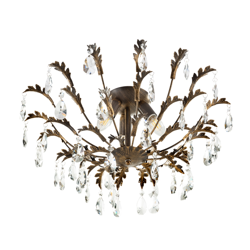 ONLI - Lámpara de techo TERESA 3xE14/6W/230V en bronce