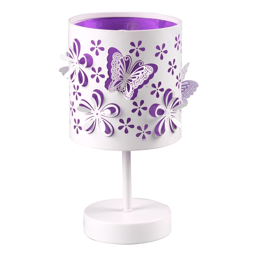 ONLI - Lámpara infantil TITILLA 1xE14/6W/230V 22 cm morada/blanco