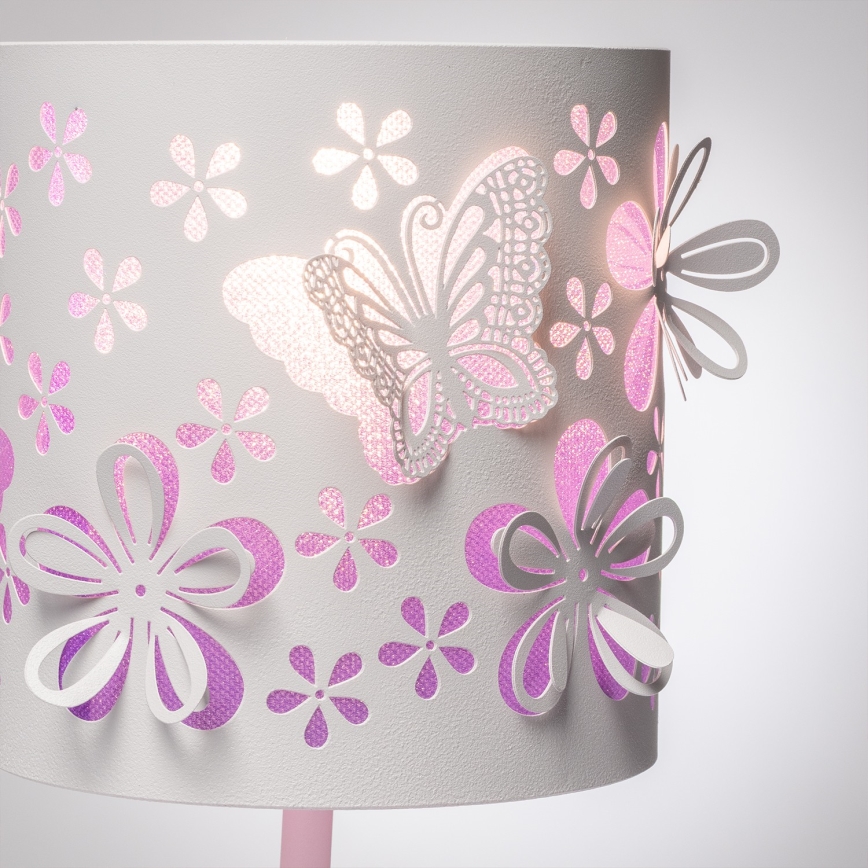 ONLI - Lámpara infantil TITILLA 1xE14/6W/230V 22 cm morada/blanco