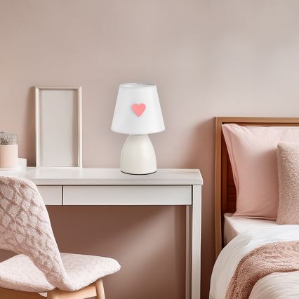 ONLI - Lámpara infantil TITTA 1xE14/6W/230V 20 cm blanca