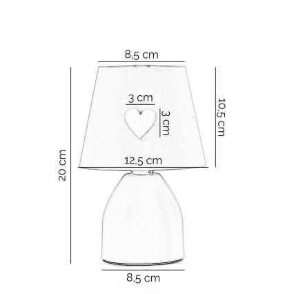 ONLI - Lámpara infantil TITTA 1xE14/6W/230V blanca