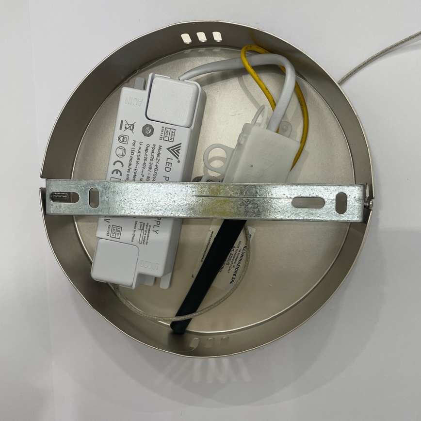 ONLI - Lámpara LED colgante AMANDA LED/40W/230V 4500K cromo mate