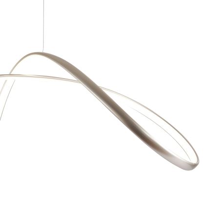 ONLI - Lámpara LED colgante INFINITY LED/50W/230V 4500K cromo mate