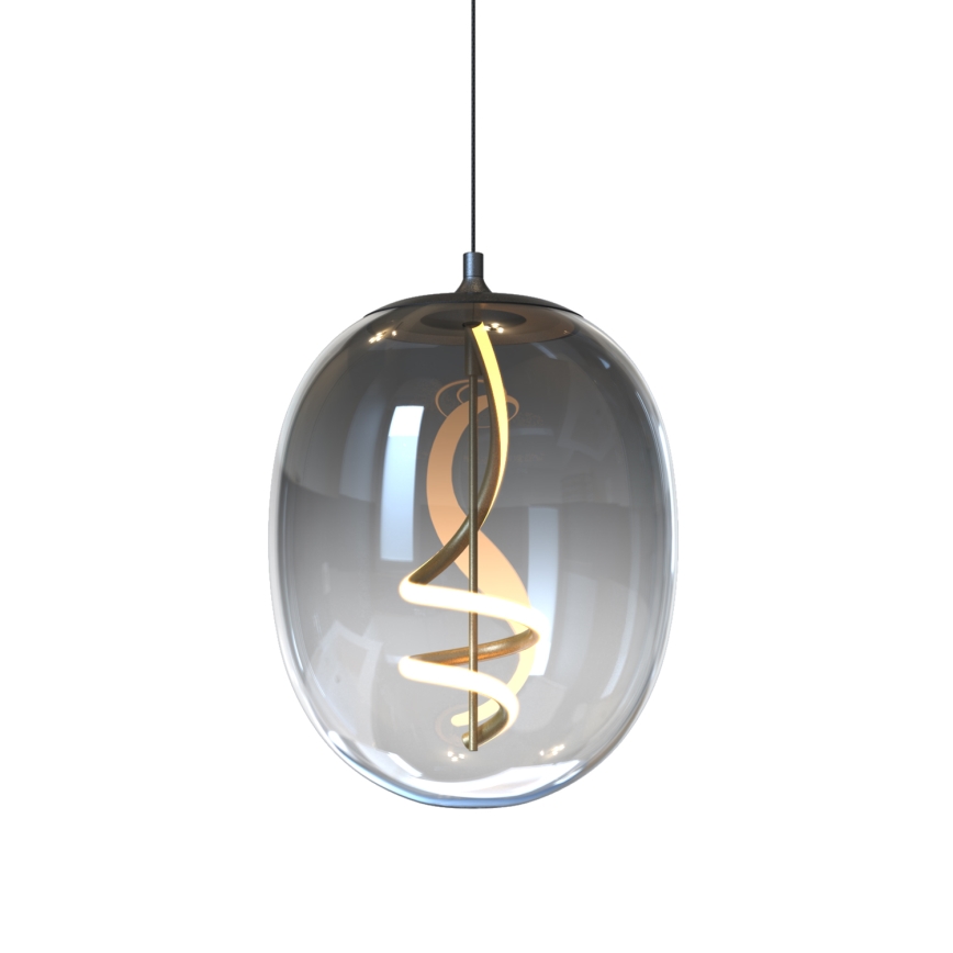 ONLI - Lámpara LED colgante LILLY LED/12W/230V 4000K negro