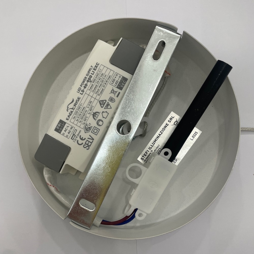 ONLI - Lámpara LED colgante LOOP LED/40W/230V 4000K cromo brillante