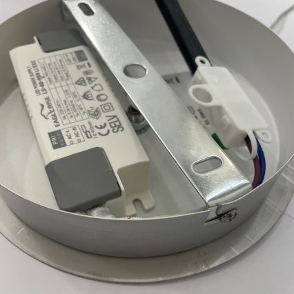 ONLI - Lámpara LED colgante LOOP LED/40W/230V 4000K cromo brillante