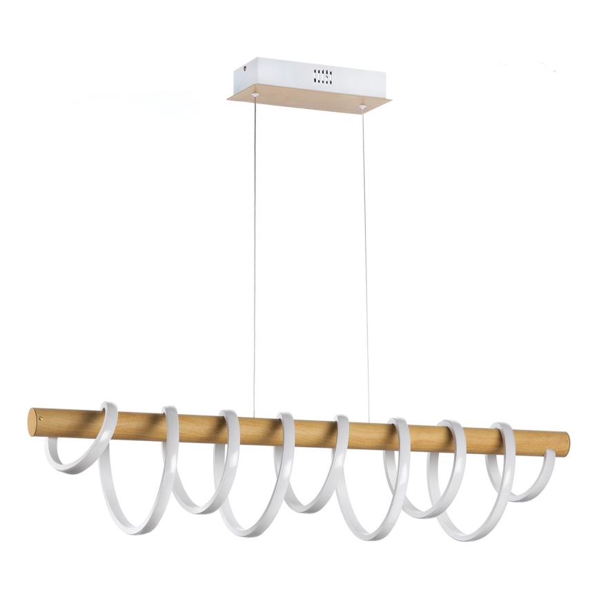 ONLI - Lámpara LED colgante NILO LED/70W/230V 4000K marrón/blanco