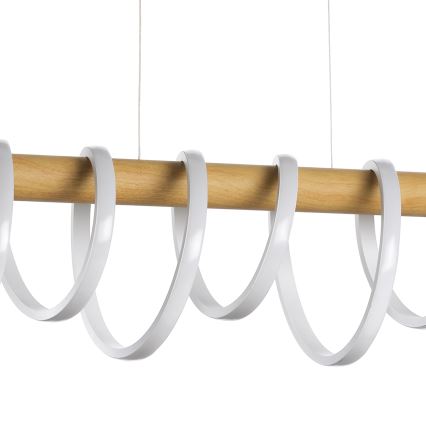 ONLI - Lámpara LED colgante NILO LED/70W/230V 4000K marrón/blanco