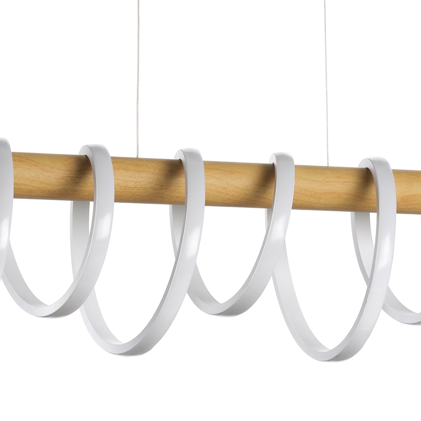 ONLI - Lámpara LED colgante NILO LED/70W/230V 4000K marrón/blanco
