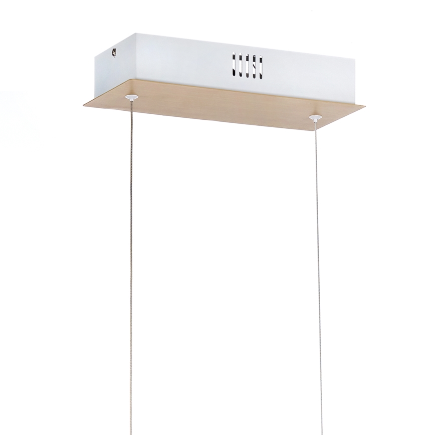 ONLI - Lámpara LED colgante NILO LED/70W/230V 4000K marrón/blanco