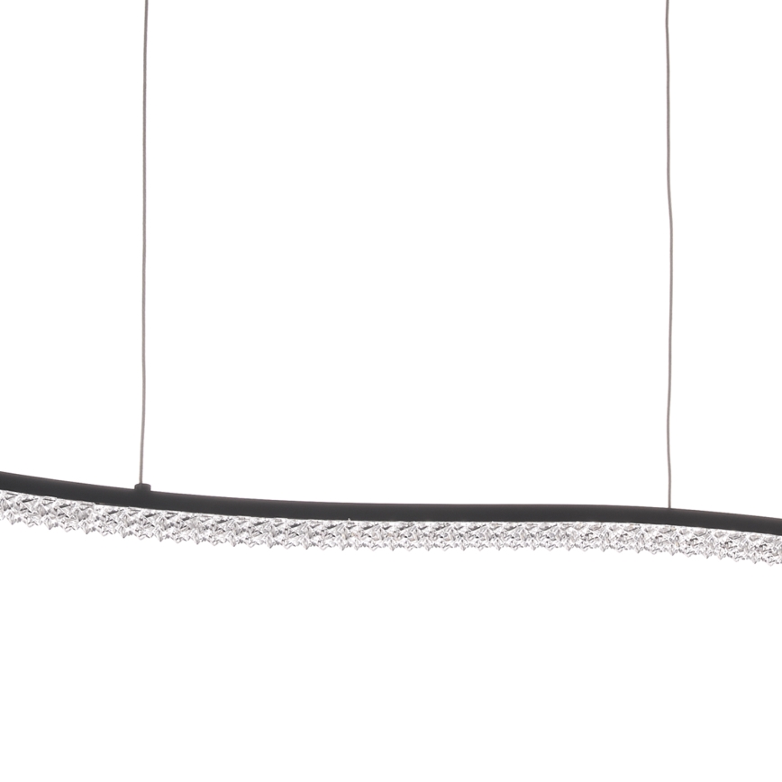 ONLI - Lámpara LED colgante ONDA LED/30W/230V 4000K negro