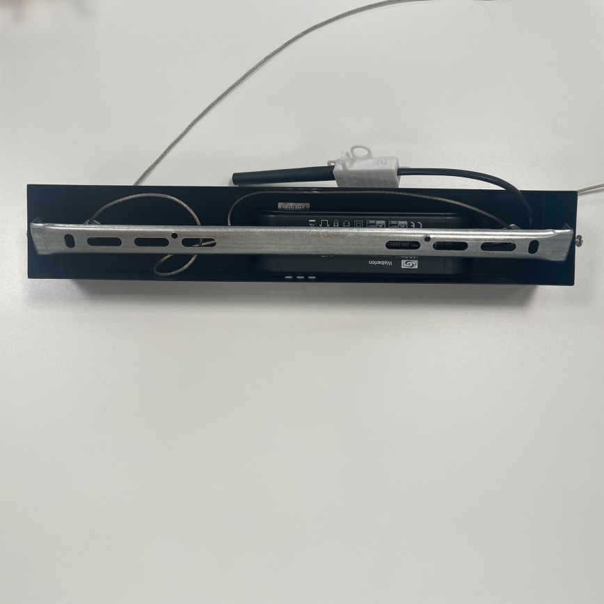 ONLI - Lámpara LED colgante ONDA LED/30W/230V 4000K negro