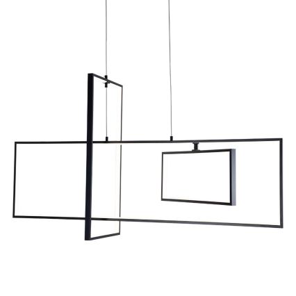 ONLI - Lámpara LED colgante SQUID LED/60W/230V 4000K negro