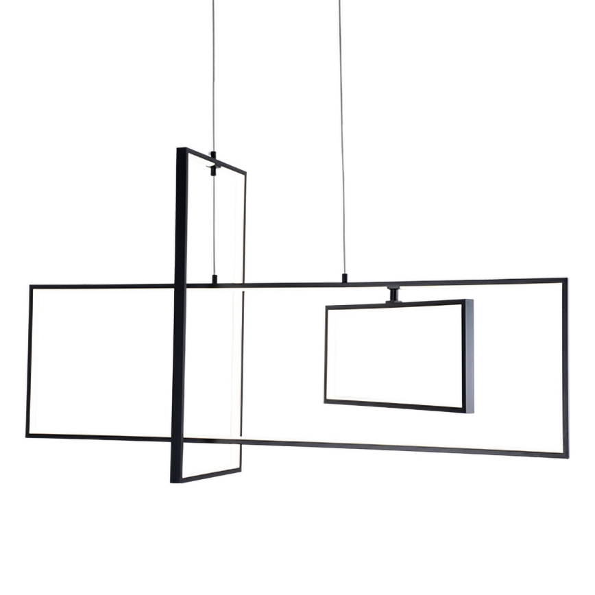 ONLI - Lámpara LED colgante SQUID LED/60W/230V 4000K negro