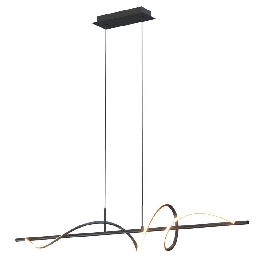 ONLI - Lámpara LED colgante TWIST LED/30W/230V 4000K negro