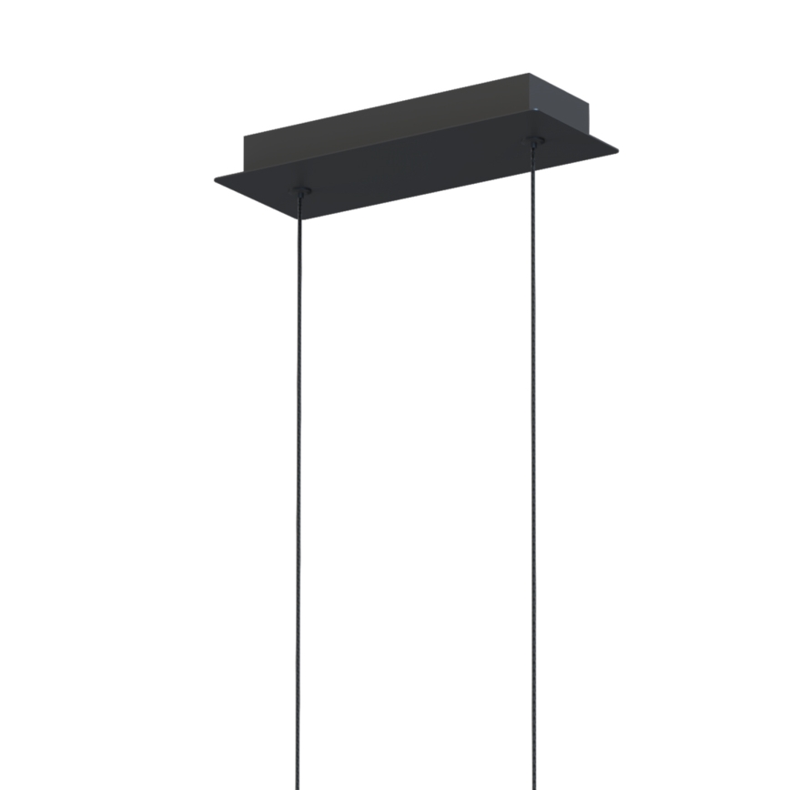 ONLI - Lámpara LED colgante TWIST LED/30W/230V 4000K negro