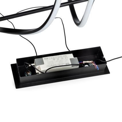 ONLI - Lámpara LED colgante TWIST LED/30W/230V 4000K negro