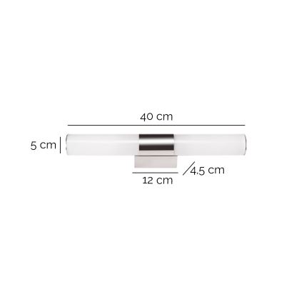 ONLI - Lámpara LED de cuadro OBUT LED/8W/230V 4000K cromo mate