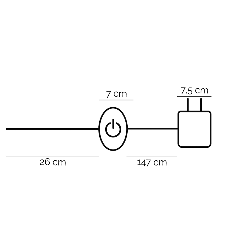 ONLI - Lámpara LED de pie DNA LED/24W/230V 4000K plata