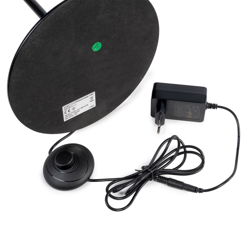 ONLI - Lámpara LED de pie TWIST LED/24W/230V 4000K negro