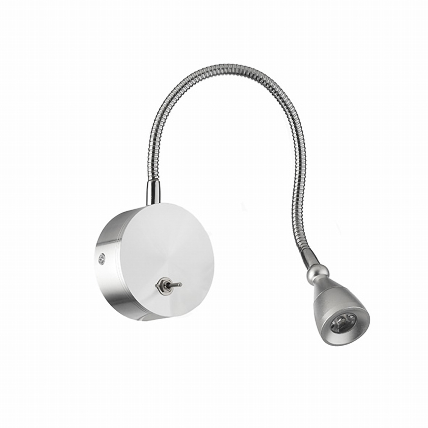 ONLI - Lámpara LED flexible pequeña LEXI LED/1W/230V 4000K cromo mate