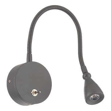 ONLI - LED Lámpara flexible pequeña LEXI LED/1W/230V 4000K gris