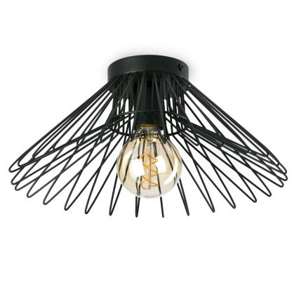 ONLI - Plafón DUCCIO 1xE27/22W/230V diá. 40 cm negro