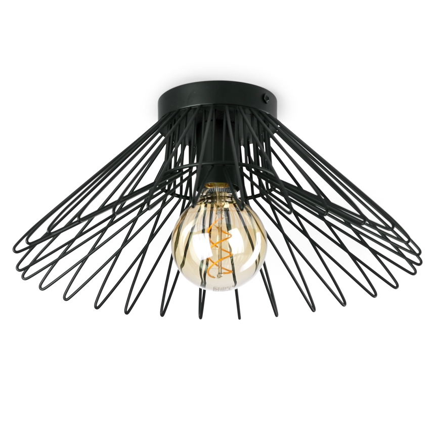 ONLI - Plafón DUCCIO 1xE27/22W/230V diá. 40 cm negro